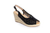 Cutout Espadrille Wedges