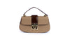 Colorblock Flap Shoulder Bag