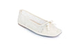 Lace Bow Ballerina Flats