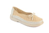 Woven Bow Ballet Flats