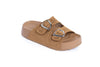 Suede Footbed Slides