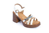 Metallic Platform Sandals