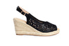 Cutout Espadrille Wedges