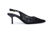 Embellished Slingback Heels