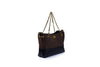 Two-Tone Chain Shoulder Bag