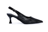Mesh Slingback Heels