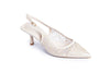 Embellished Slingback Heels