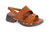 Buckle Low Heel Sandals