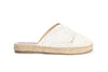 Lace Espadrille Slides