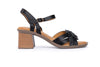 Woven Block Heel Sandals