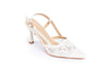 Lace Slingback Heels