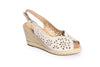 Cutout Espadrille Wedges