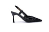 Lace Slingback Heels
