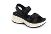 Crossover Platform Sandals