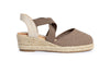 Crossover Espadrille Wedges