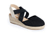 Crossover Espadrille Wedges