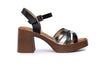 Metallic Platform Sandals