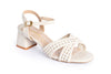 Woven Strap Block Heels