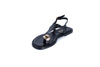 Chain T-Strap Sandals