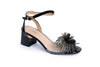 Pom Pom Block Heels