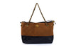 Two-Tone Chain Shoulder Bag