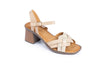 Braided Block Heel Sandals