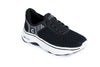 Knit Lace-Up Sneakers