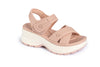 Crossover Platform Sandals