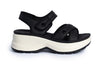 Crossover Platform Sandals