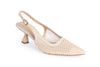Mesh Slingback Heels
