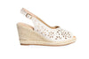 Cutout Espadrille Wedges