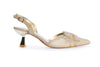 Embellished Slingback Pumps