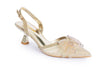 Embellished Slingback Pumps