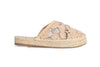 Lace Espadrille Slides