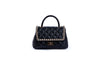 Quilted Top-Handle Bag