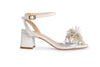 Pom Pom Block Heels