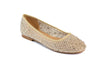 Embellished Mesh Flats