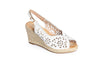 Cutout Espadrille Wedges
