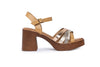 Metallic Platform Sandals