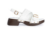 Buckle Low Heel Sandals