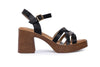 Crossover Platform Heels