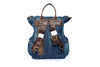 Denim Buckle Backpack
