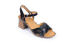 Braided Block Heel Sandals