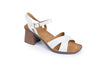 Woven Block Heel Sandals