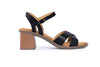 Woven Block Heel Sandals