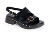Buckle Low Heel Sandals