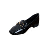 Patent Horsebit Loafers - Black