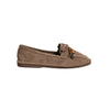 Suede Tassel Moccasins - Khaki