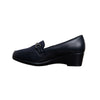 Horsebit Wedge Loafers - Navy
