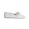 Bow Bar Loafers - White
